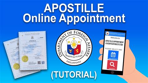 Online Appointment (Apostille/Red Ribbon) – 6 MIN. TUTORIAL!.